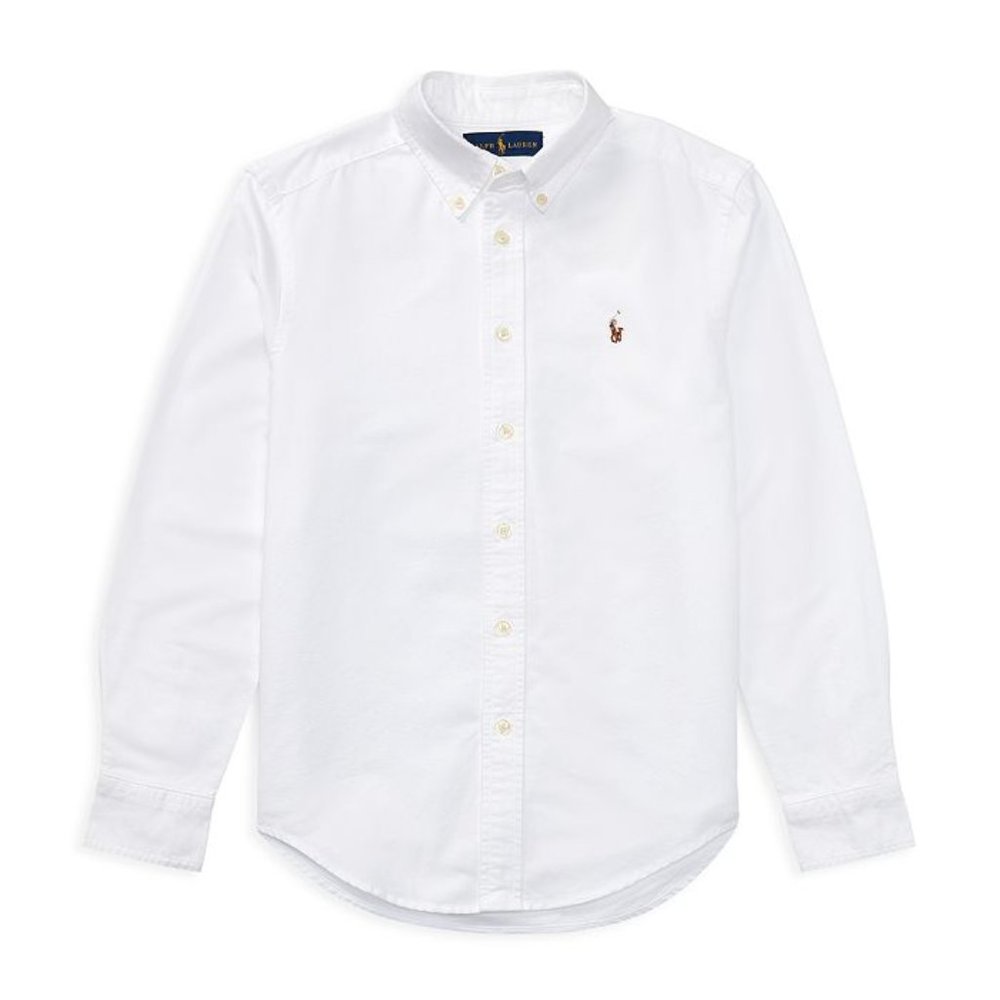 Ralph Lauren Boys Long-Sleeve White Oxford